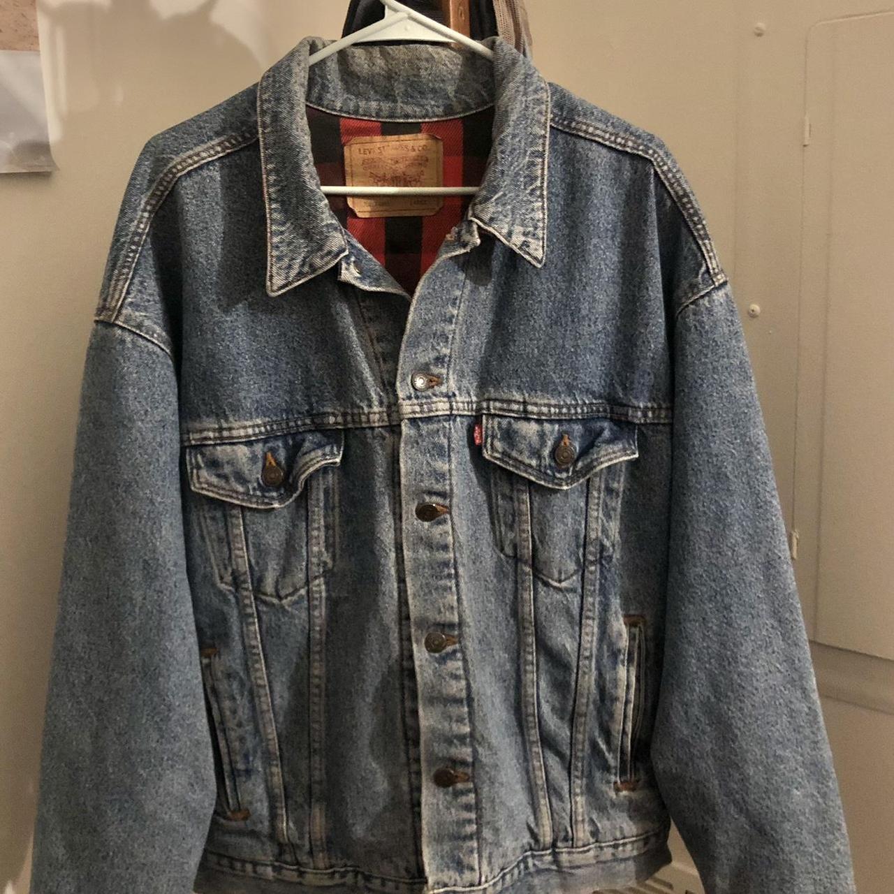 Flannel lined levi clearance jacket