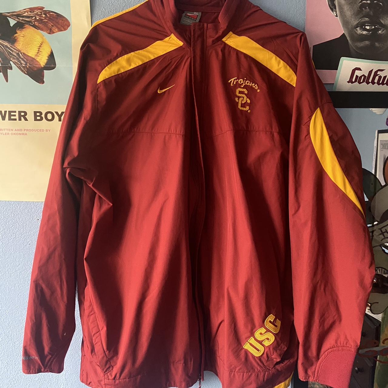 Usc nike windbreaker sale