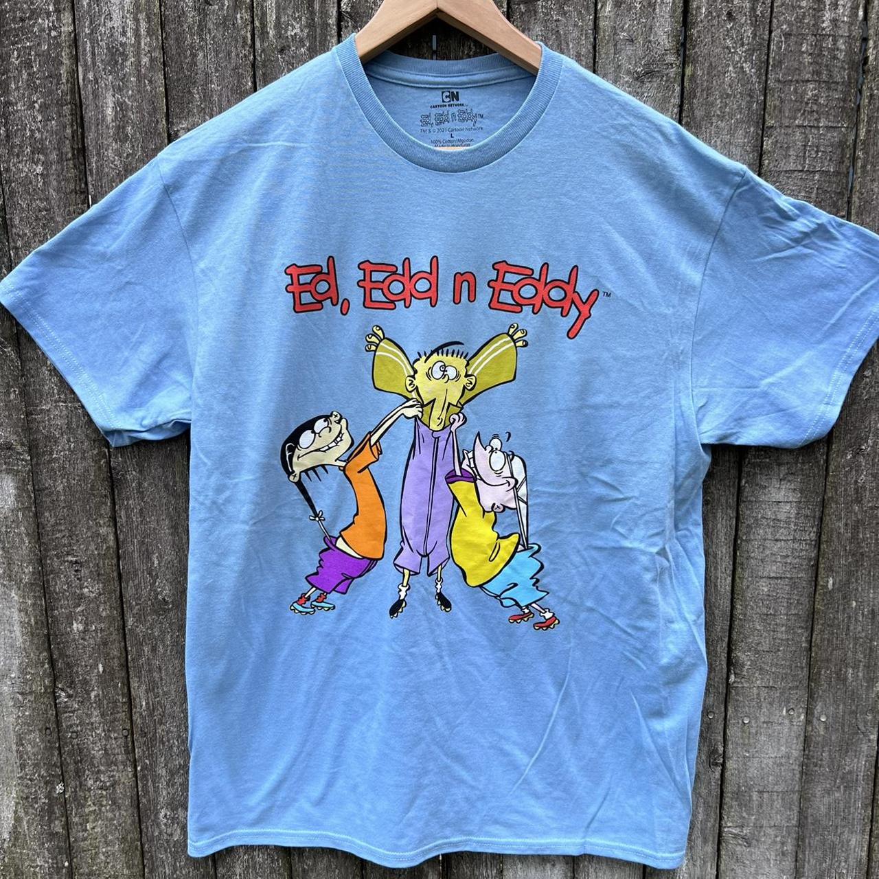 Ed, Edd n Eddy Cartoon Network Baby blue t... - Depop