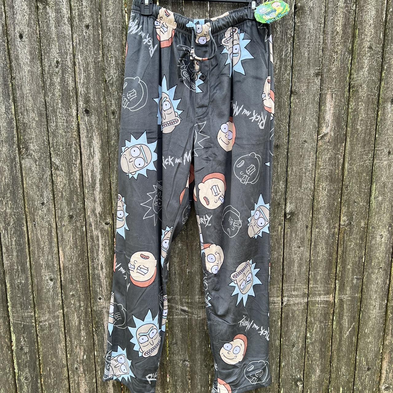 Rick And Morty Grey pajama Lounging pants... Depop