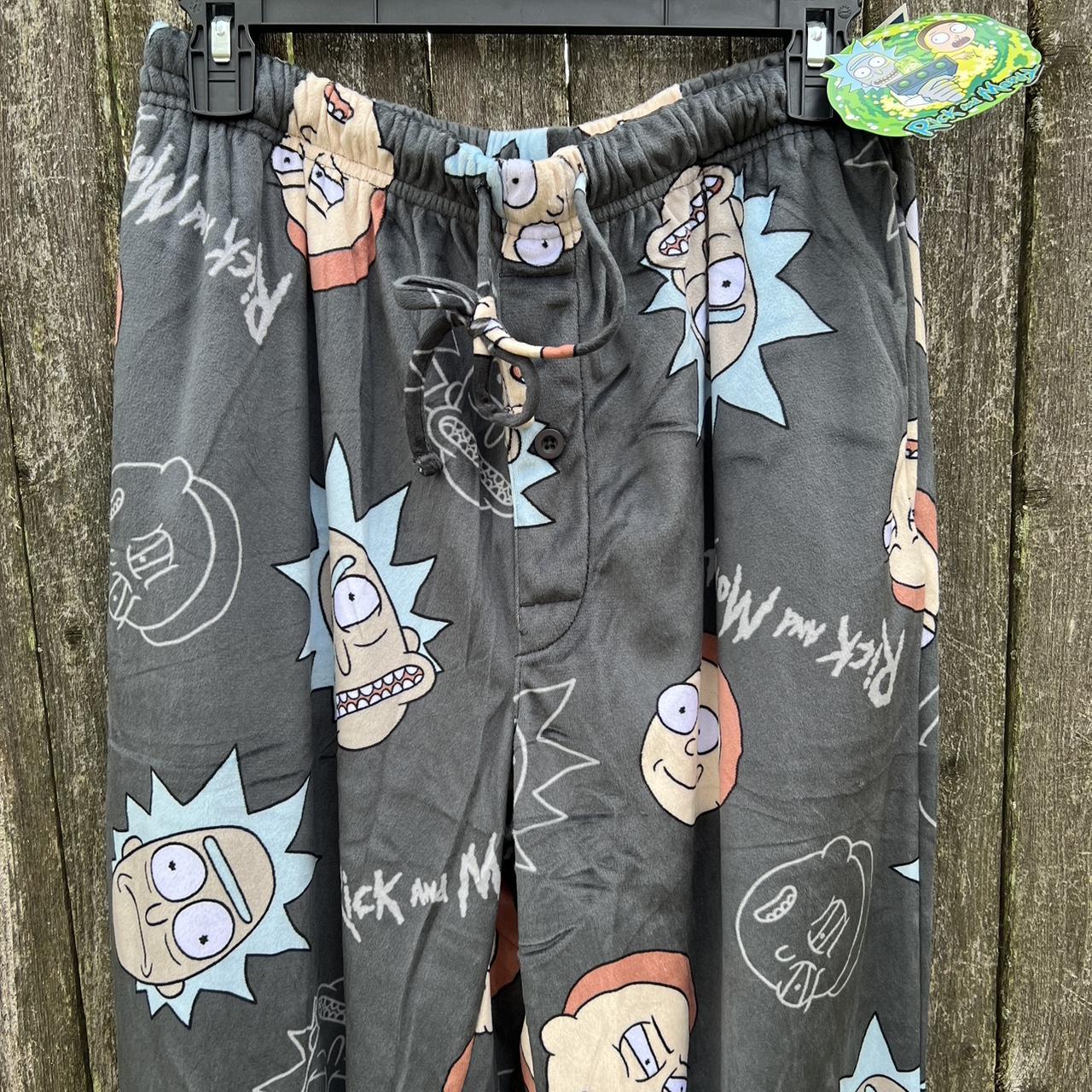 Rick And Morty Grey pajama Lounging pants... Depop