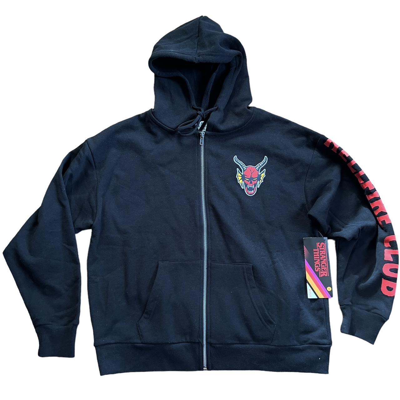 Stranger things deals zipper hoodie