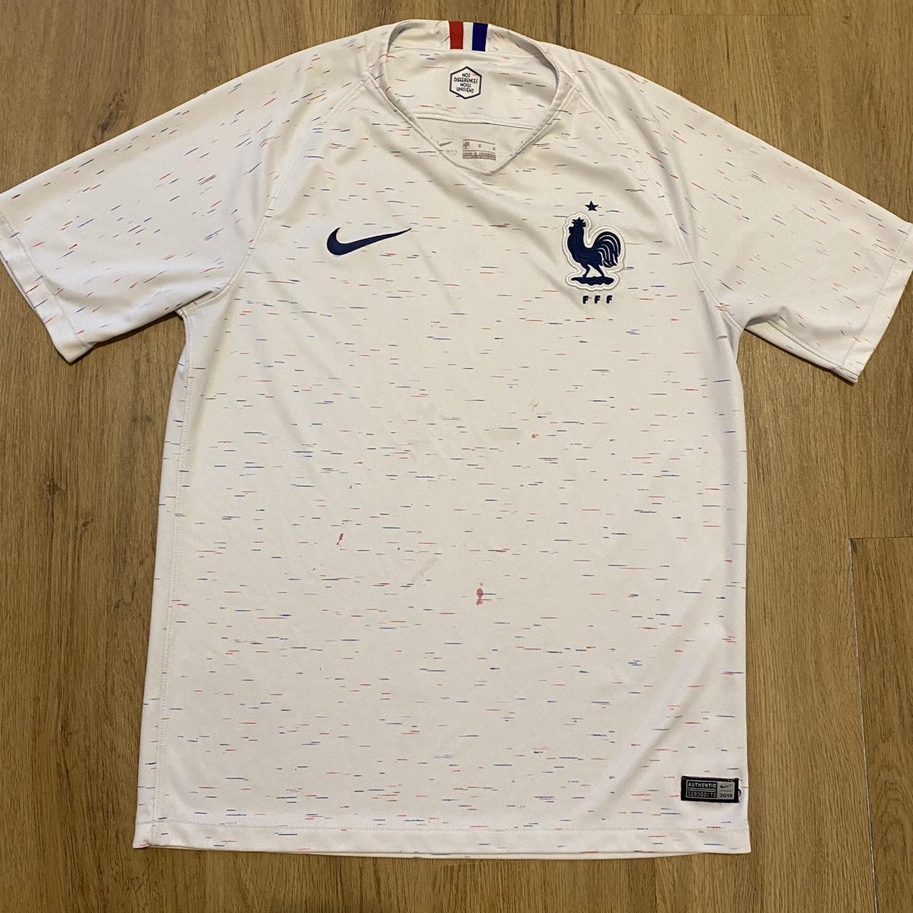 2018-19 France Nike Away Football Shirt Mundial... - Depop