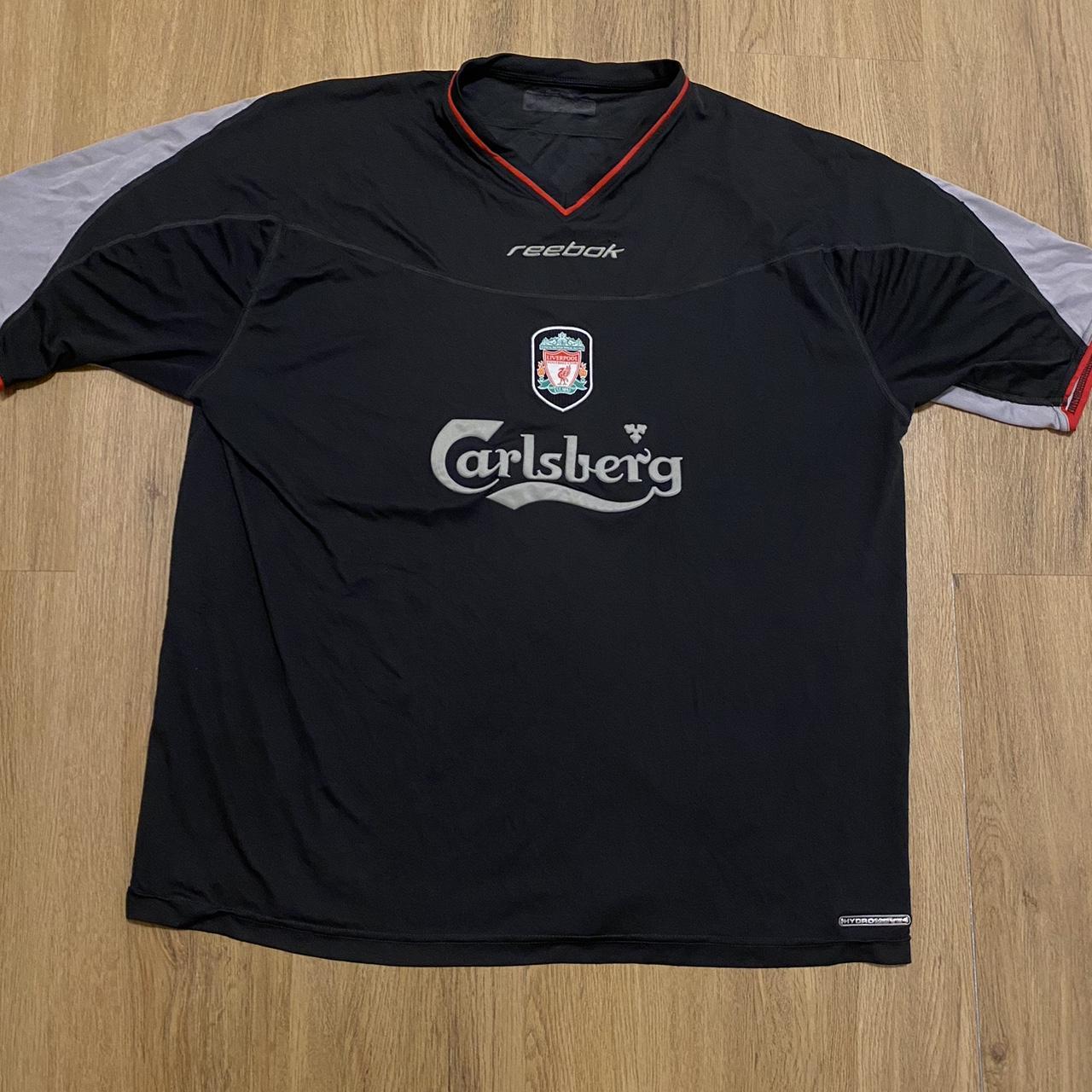 2002-04 Liverpool Away Reebok Carlsberg Football | Depop