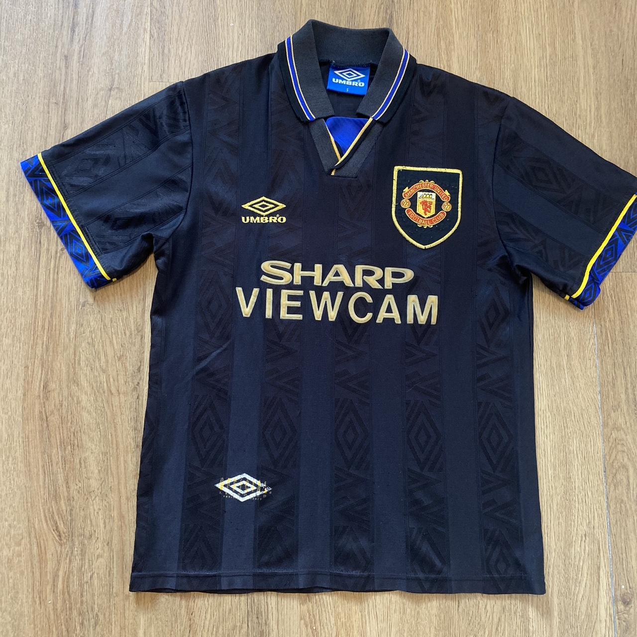 1993-95 Manchester United Giggs Away Football Shirt | Depop