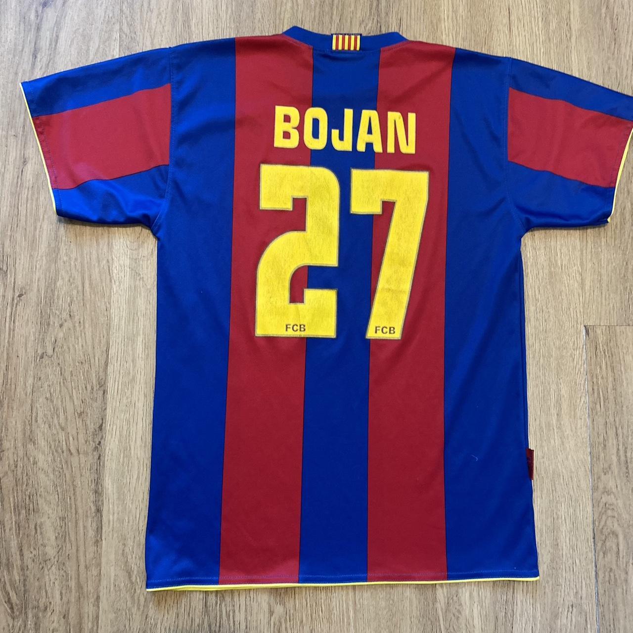 2007-08 Bojan FC Barcelona Home Football Shirt La | Depop