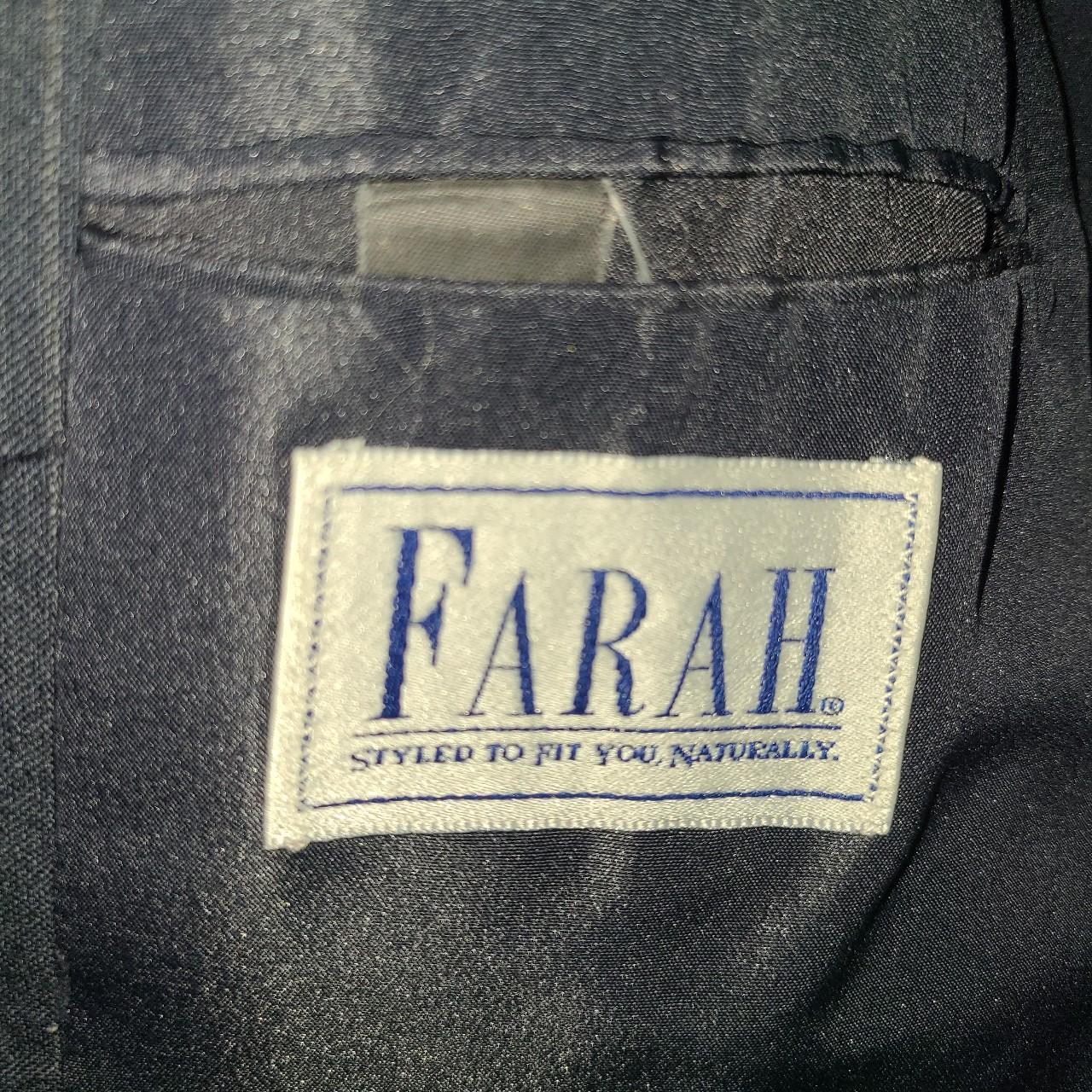 Farah Men's Navy and Grey Jacket | Depop