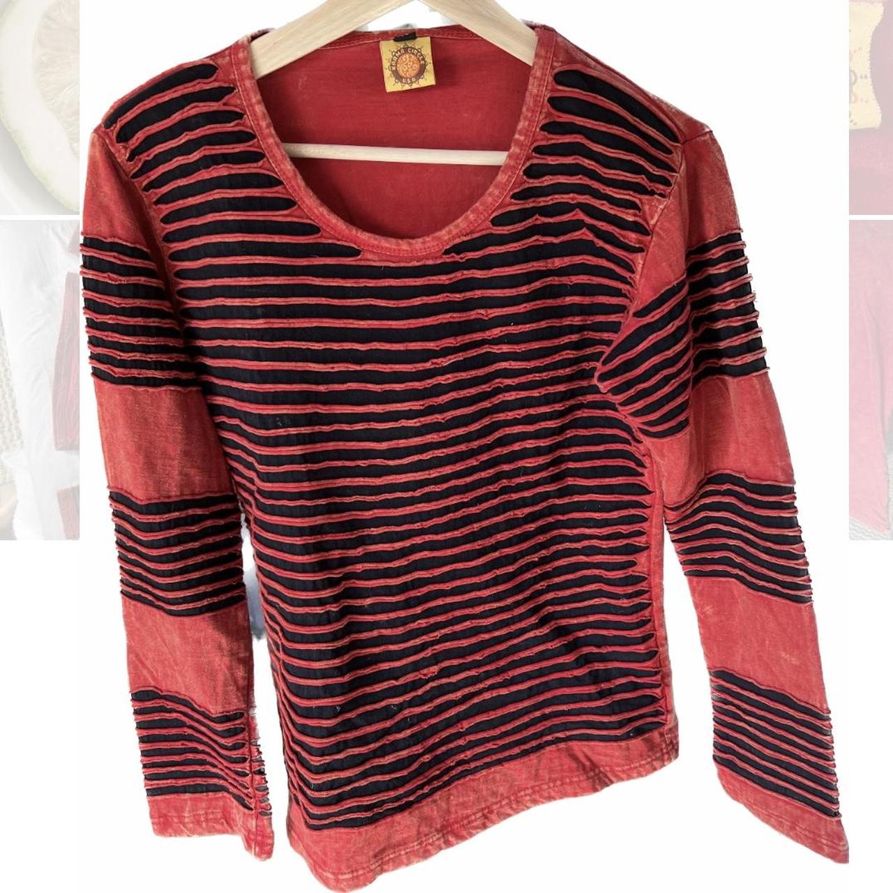 Karma Gifts Women's Red and Black Shirt