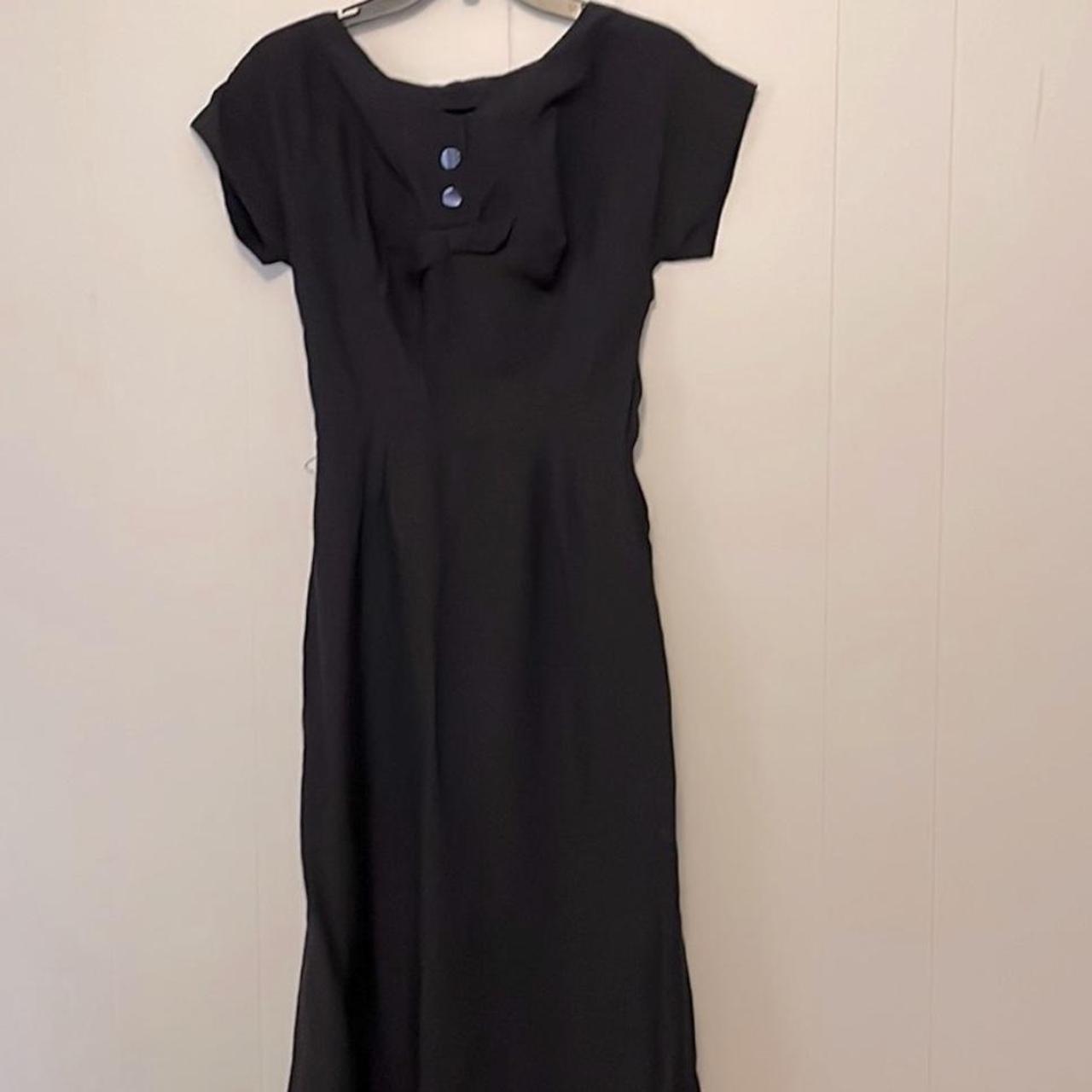 1950’s Navy Blue Vintage Dress This is a 1950’s... - Depop