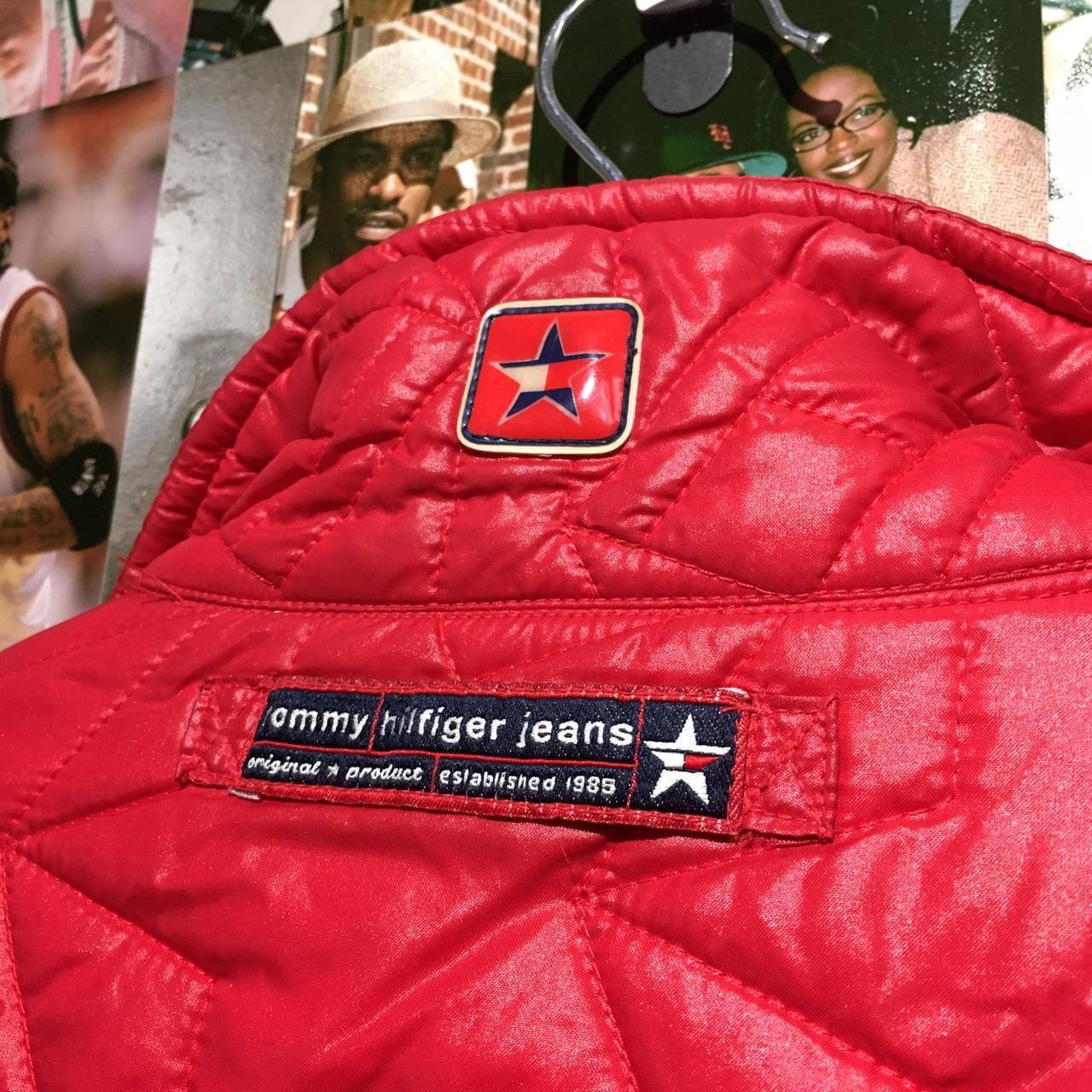 Tommy hilfiger red coat on sale womens