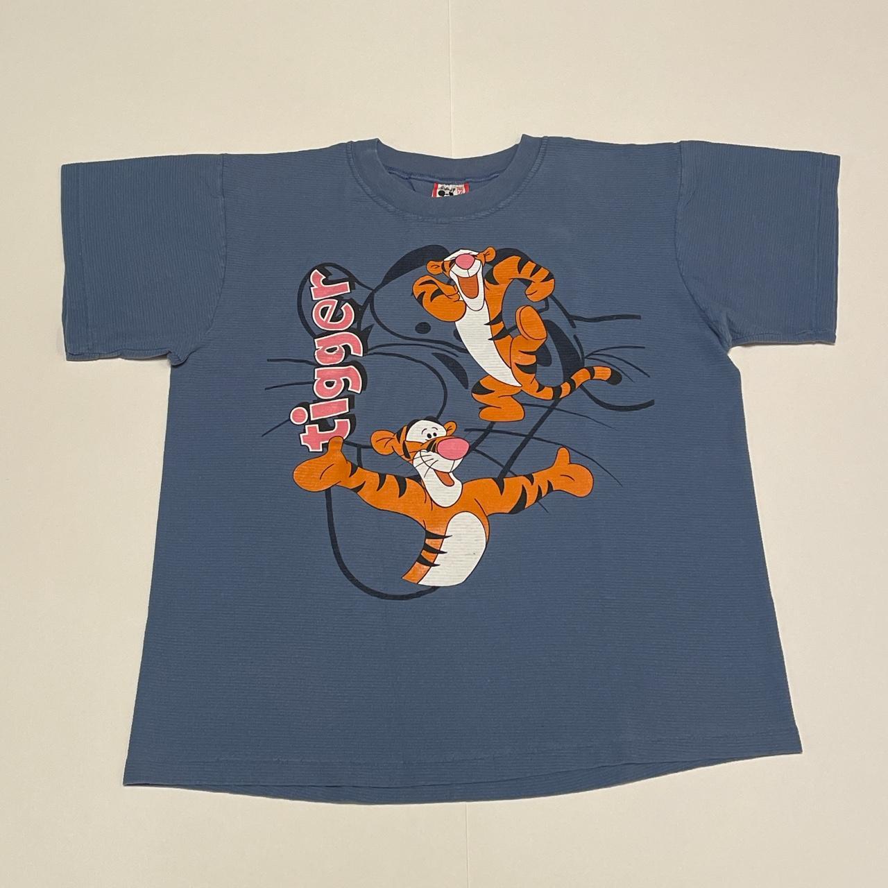 VINTAGE DISNEY TIGGER SINGLE STITCH T SHIRT (MEDIUM)... Depop