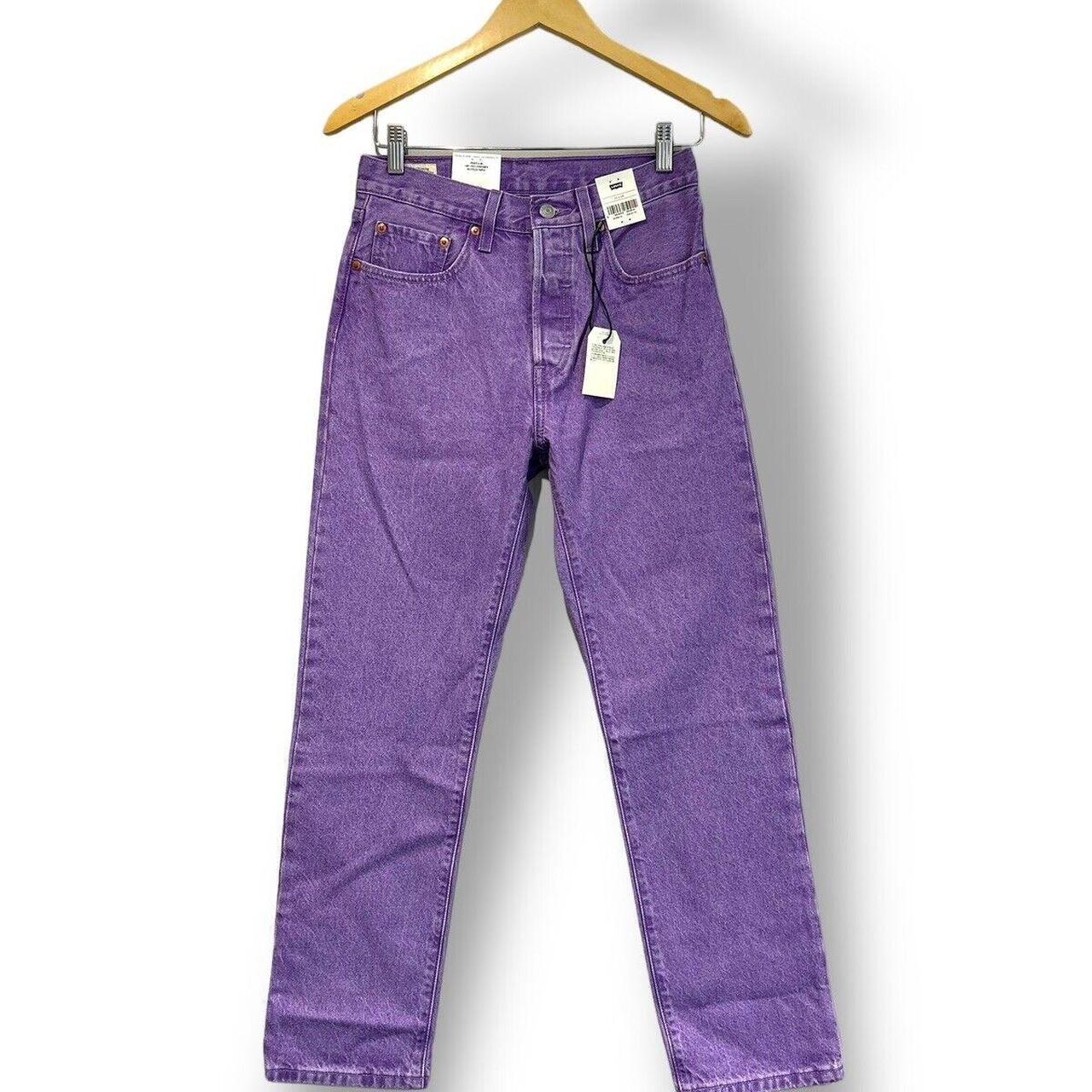 Levi's Women's Purple Jeans Depop