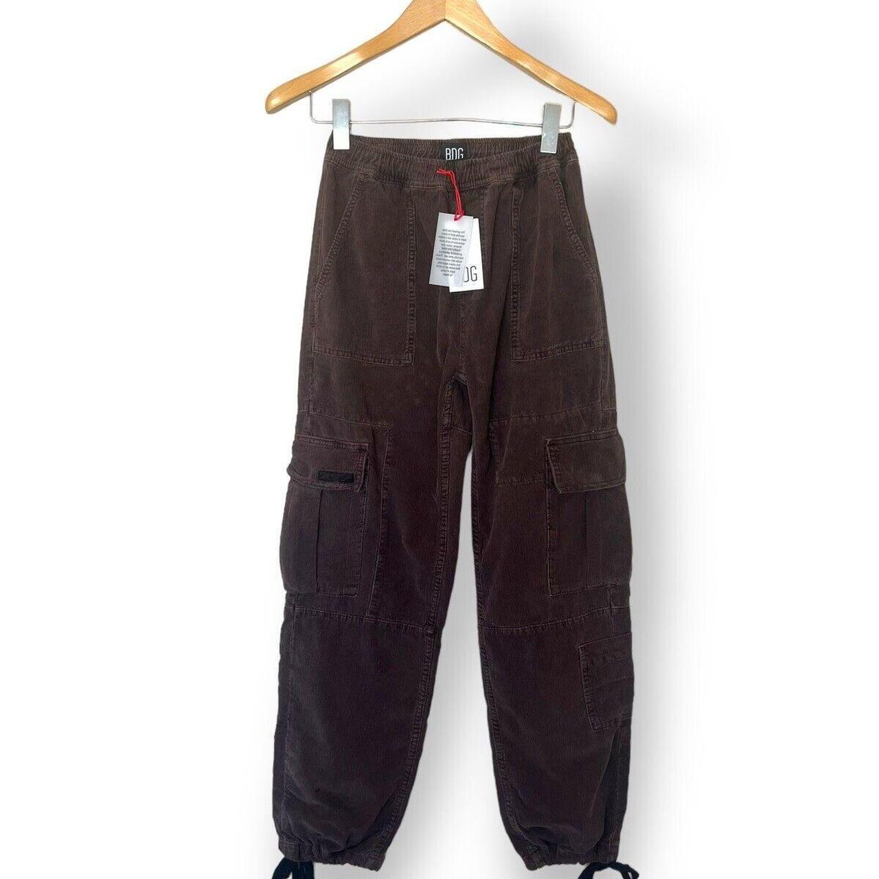 BDG Brown Corduroy Cargo Trousers