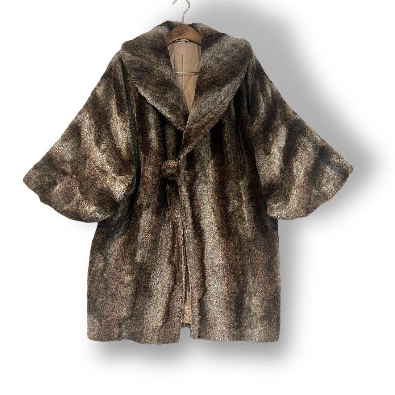 Urban retro faux fur on sale jacket