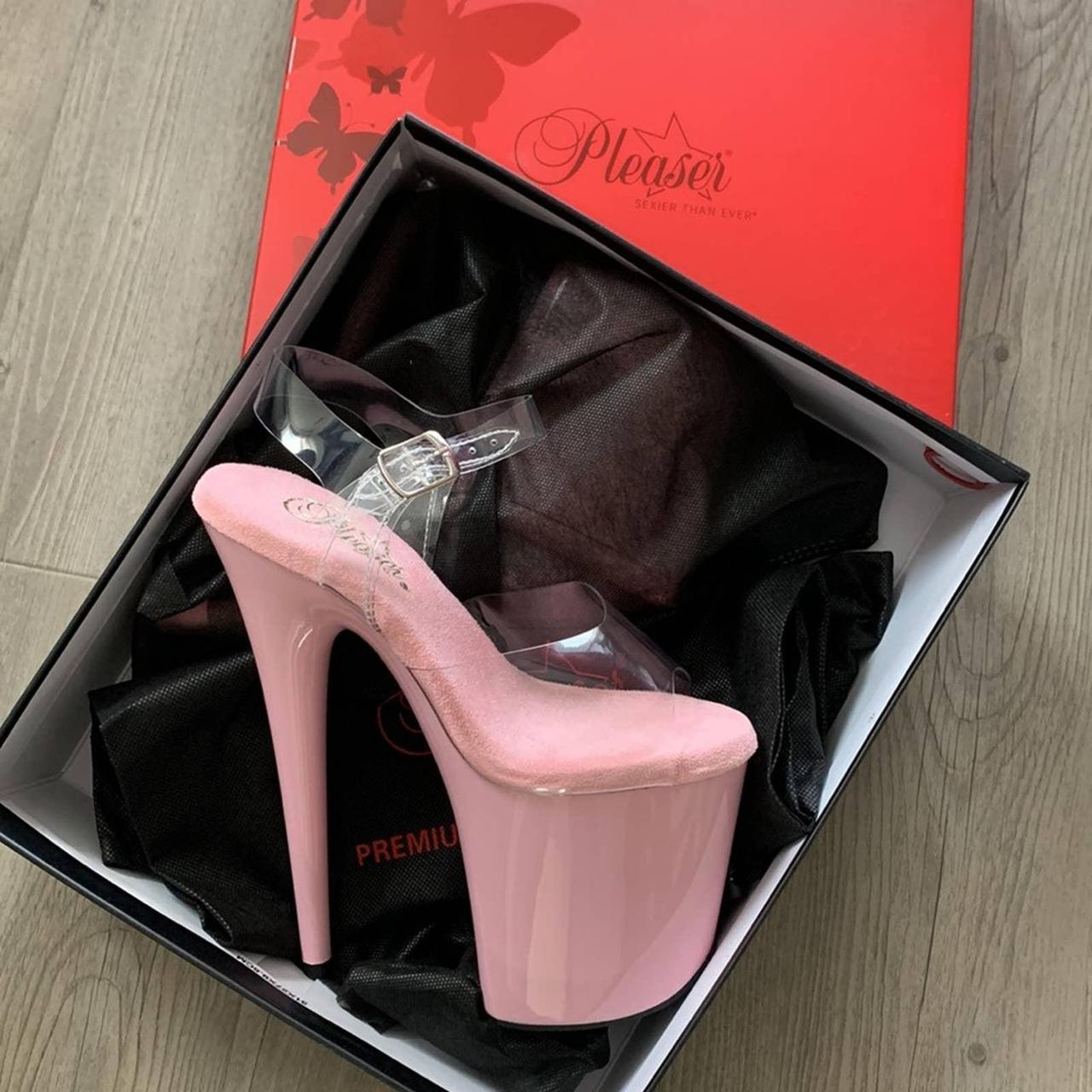 Pleaser deals flamingo heels