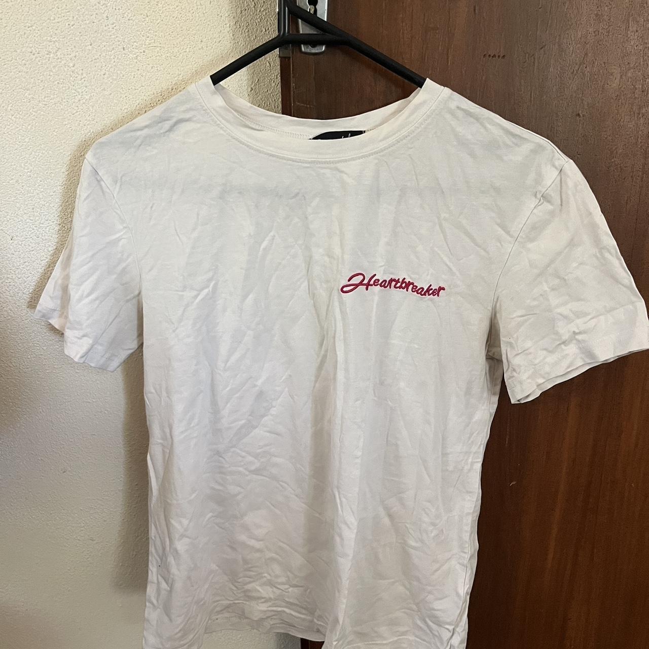 Princess Polly White Heartbreaker T-shirt Would fit... - Depop