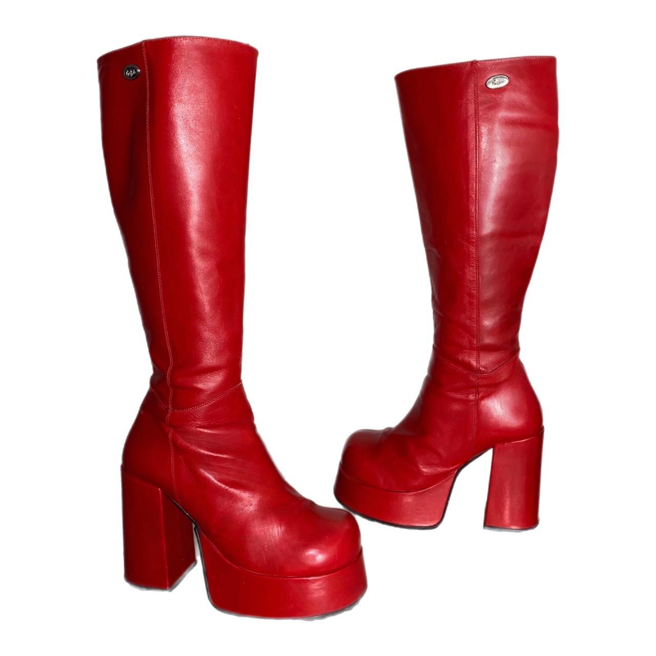 Buffalo London Women's Red Boots (3)