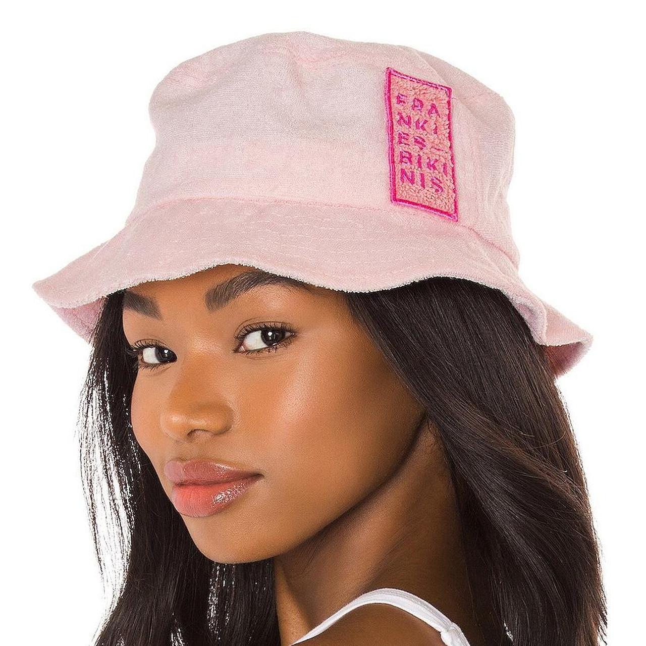 Frankies Bikinis Women's Pink Hat | Depop