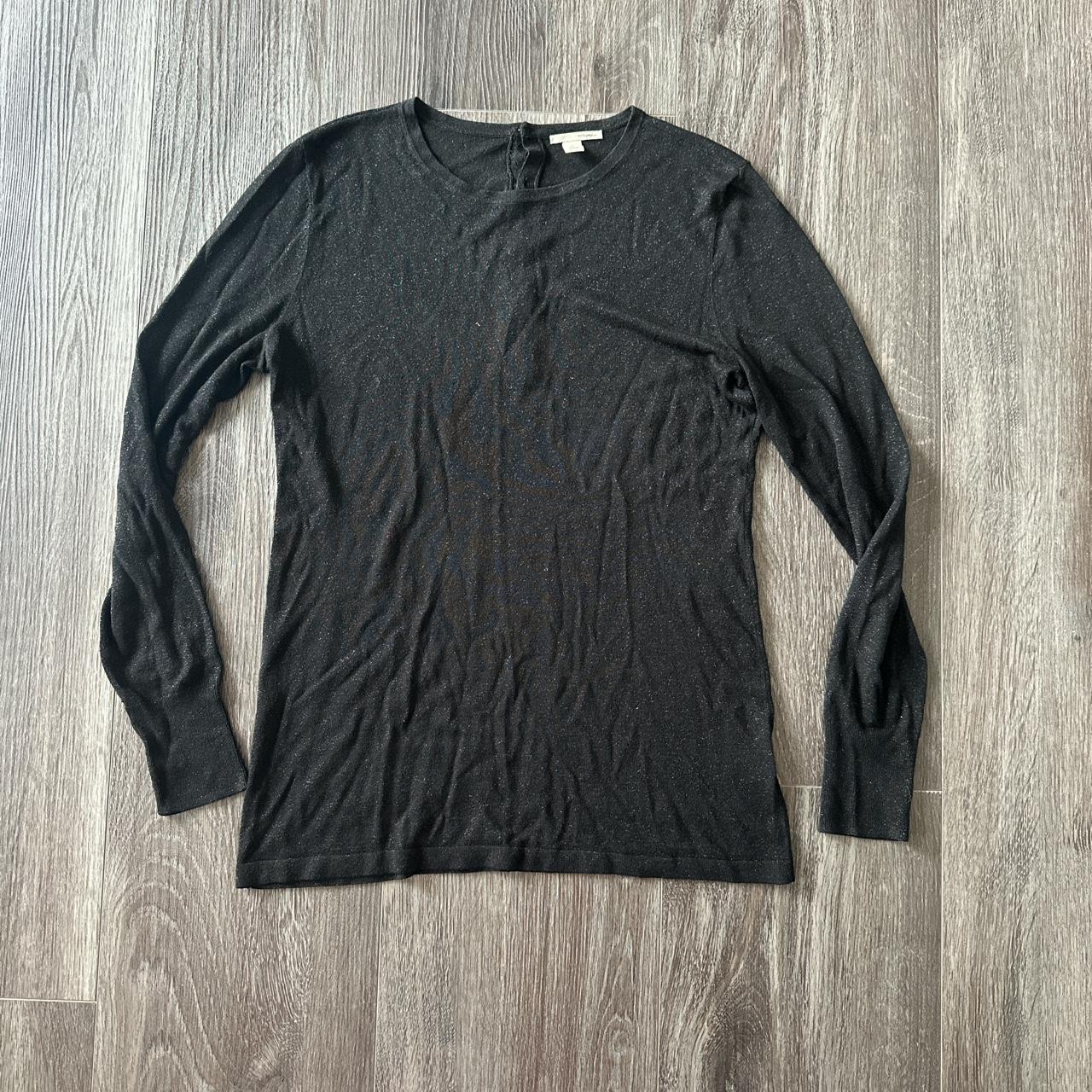 Halogen black glittery long sleeve Glitter is best... - Depop