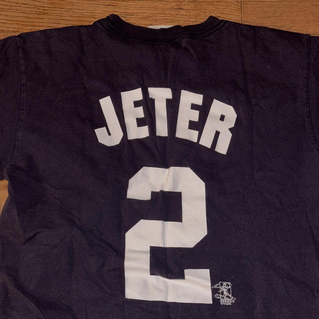 2010 New York Yankees Derek Jeter Tee Size: Medium - Depop