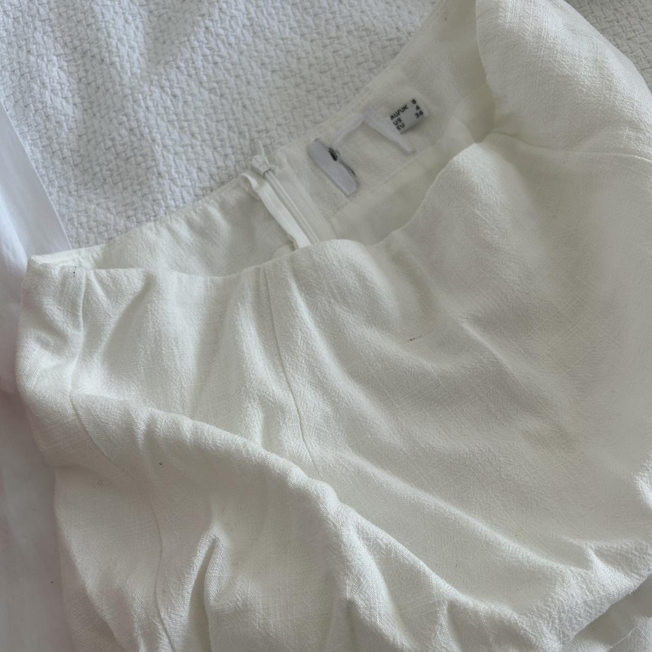 Princess Polly Linen Mini Skirt - Depop