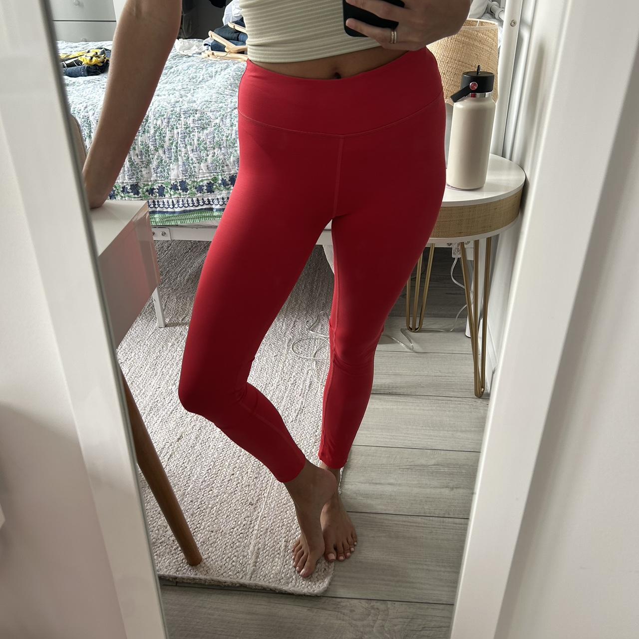 Outdoor Voices Red Leggings Great condition