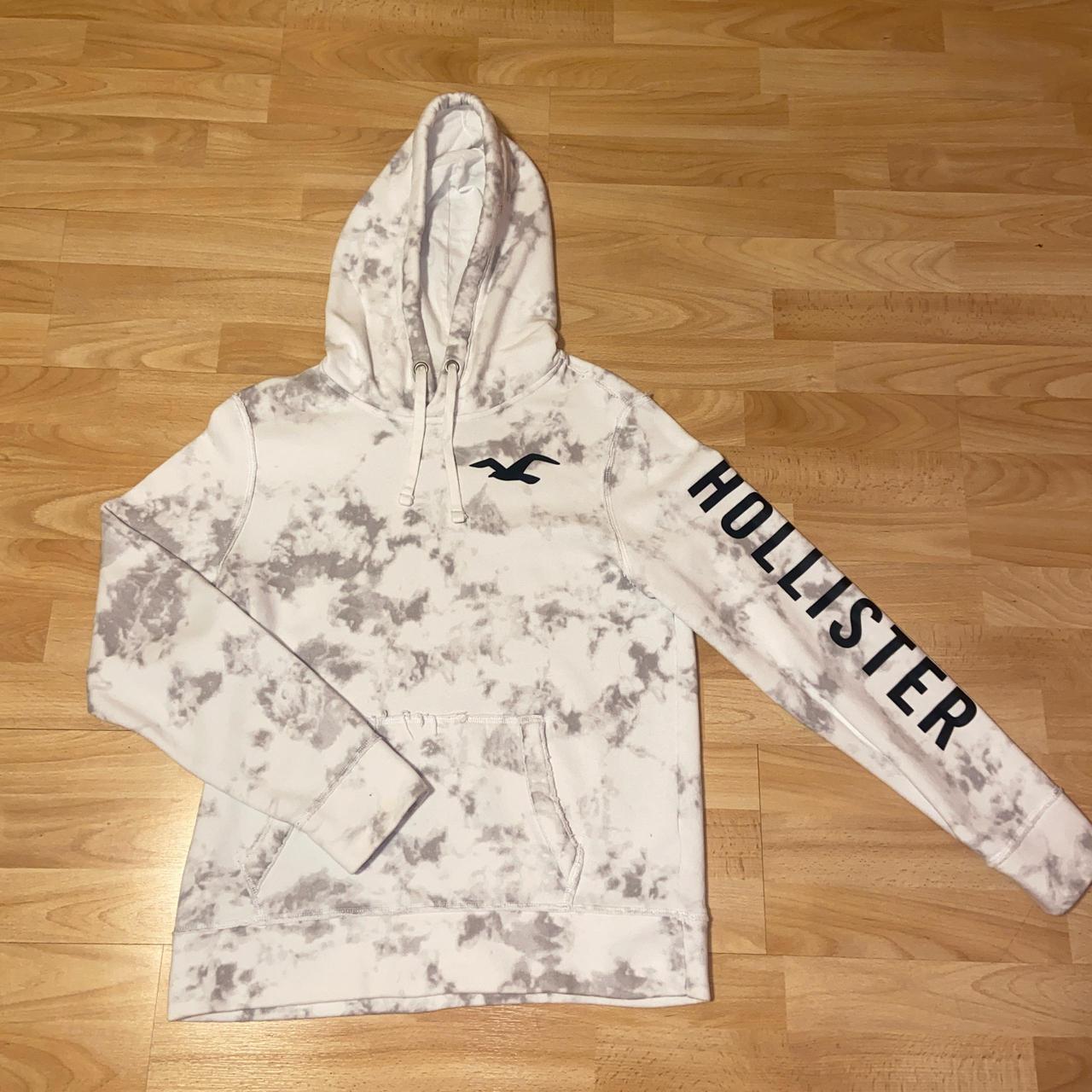 Hollister Iconic Feel Good Fleece Hoodie. Tie dye. Depop