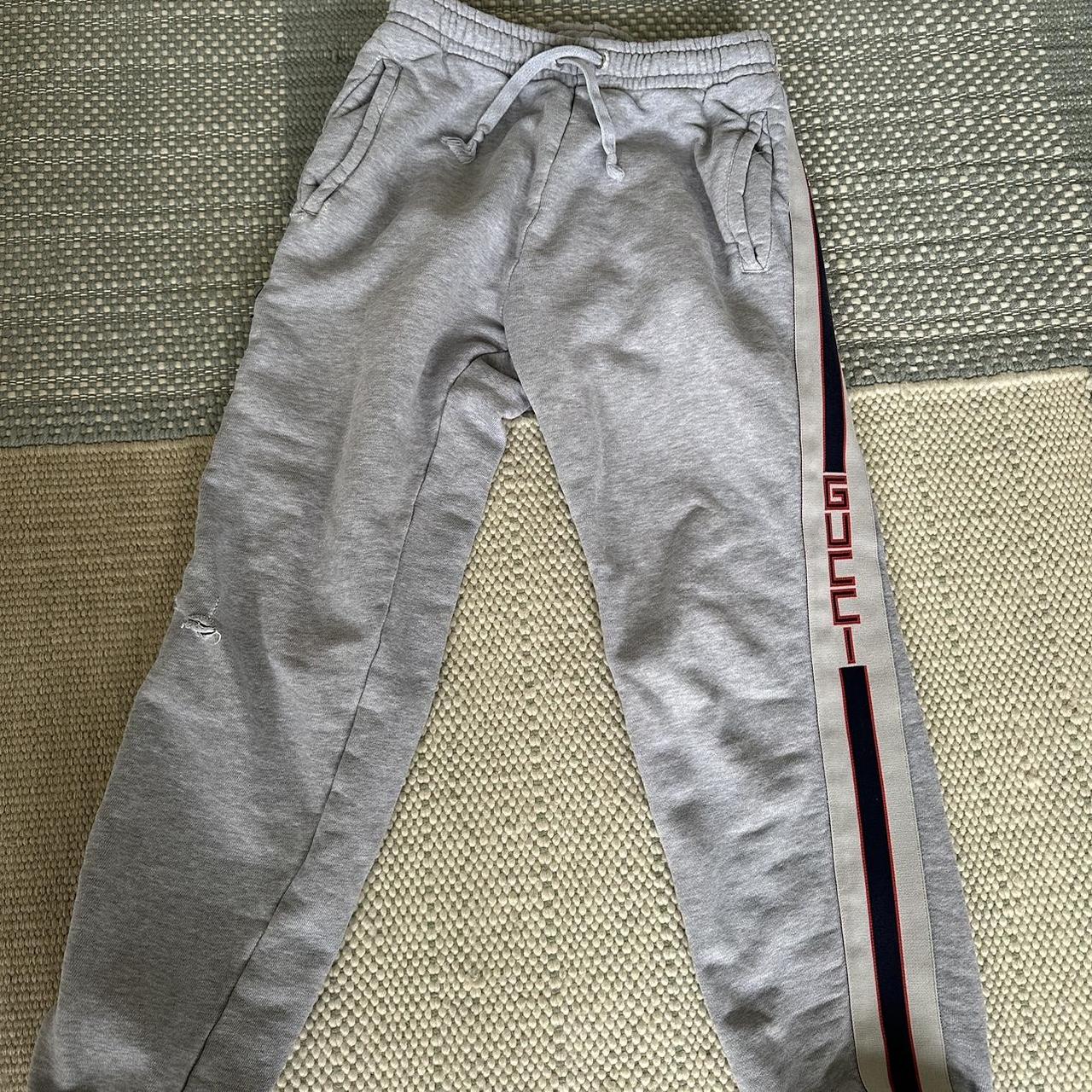 Grey 2024 gucci joggers