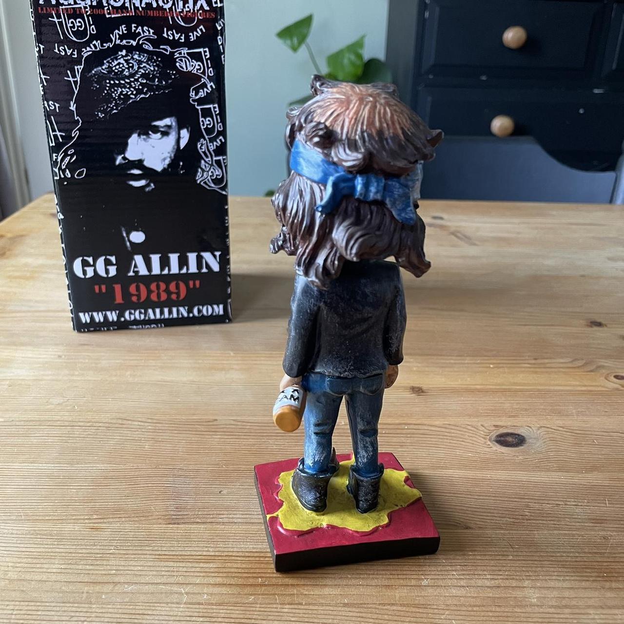 GG Allin 1989 Bobblehead Aggronautix sold /no box