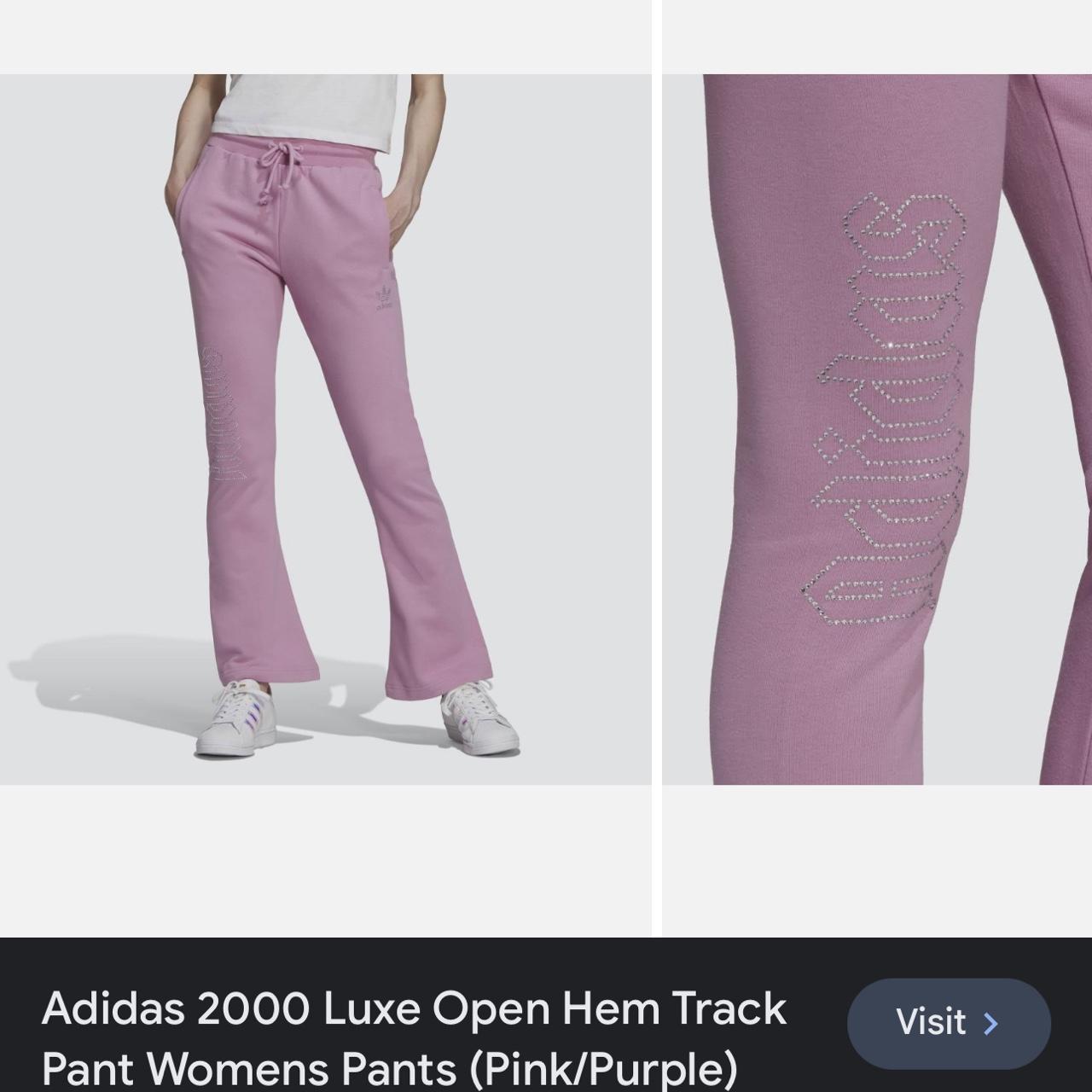 selling pink adidas hoodie with flare sweats with