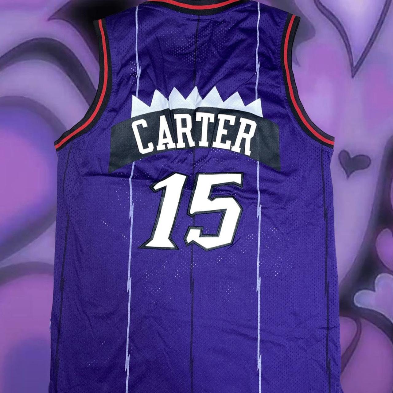 Vintage 90s Nike NBA Raptors 15 Carter Jersey M - In - Depop