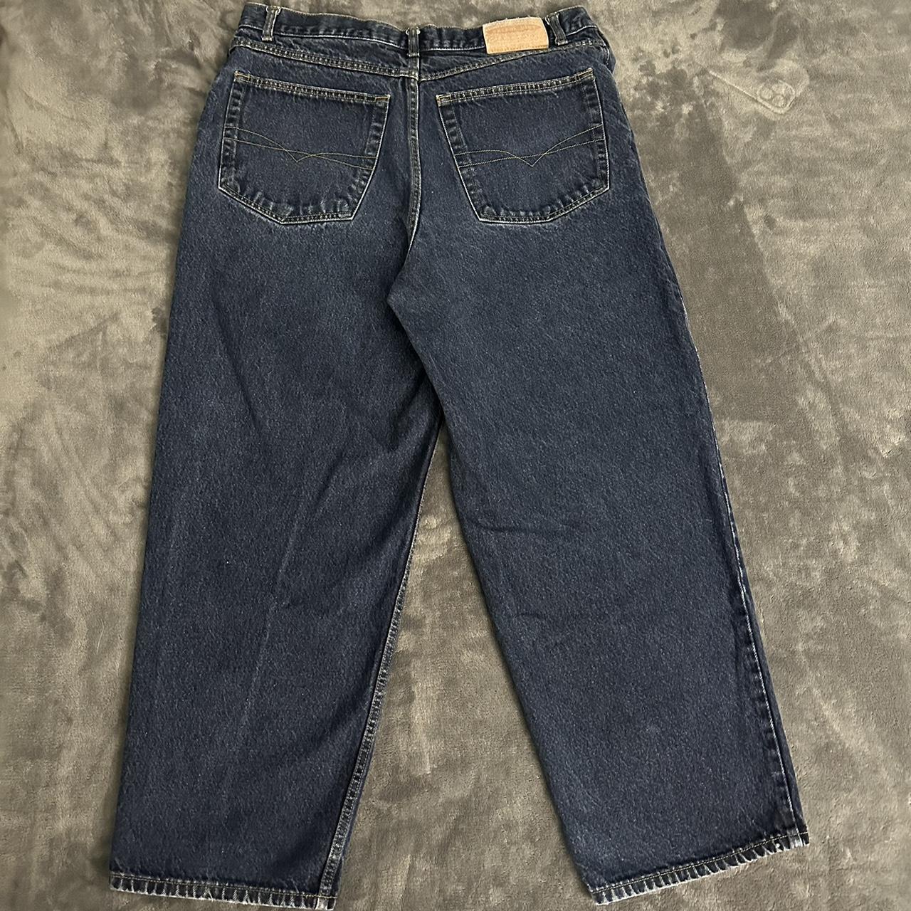 anchor blue beyond baggy jeans excellent... - Depop