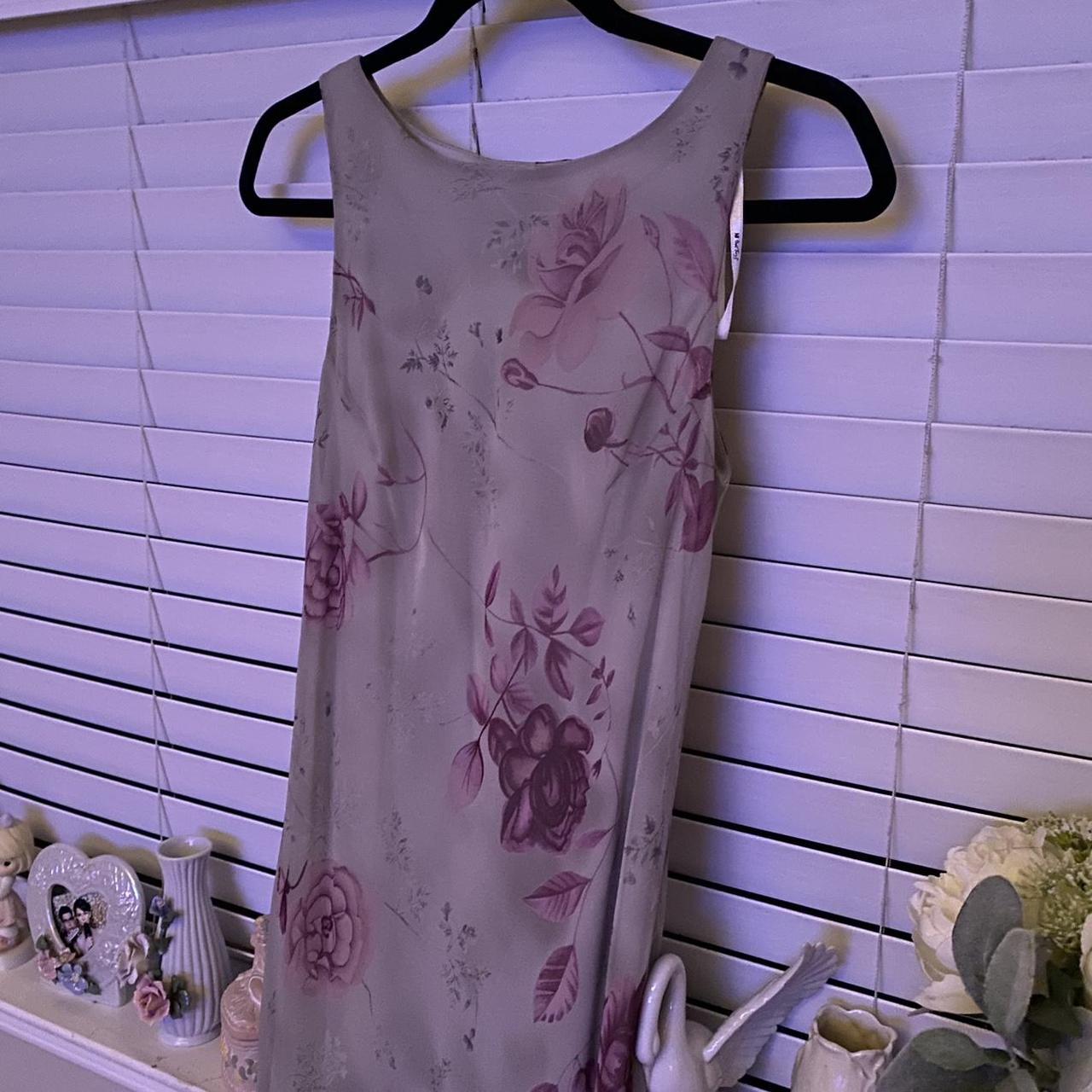 Italian Floral Linen Lagenlook Dress