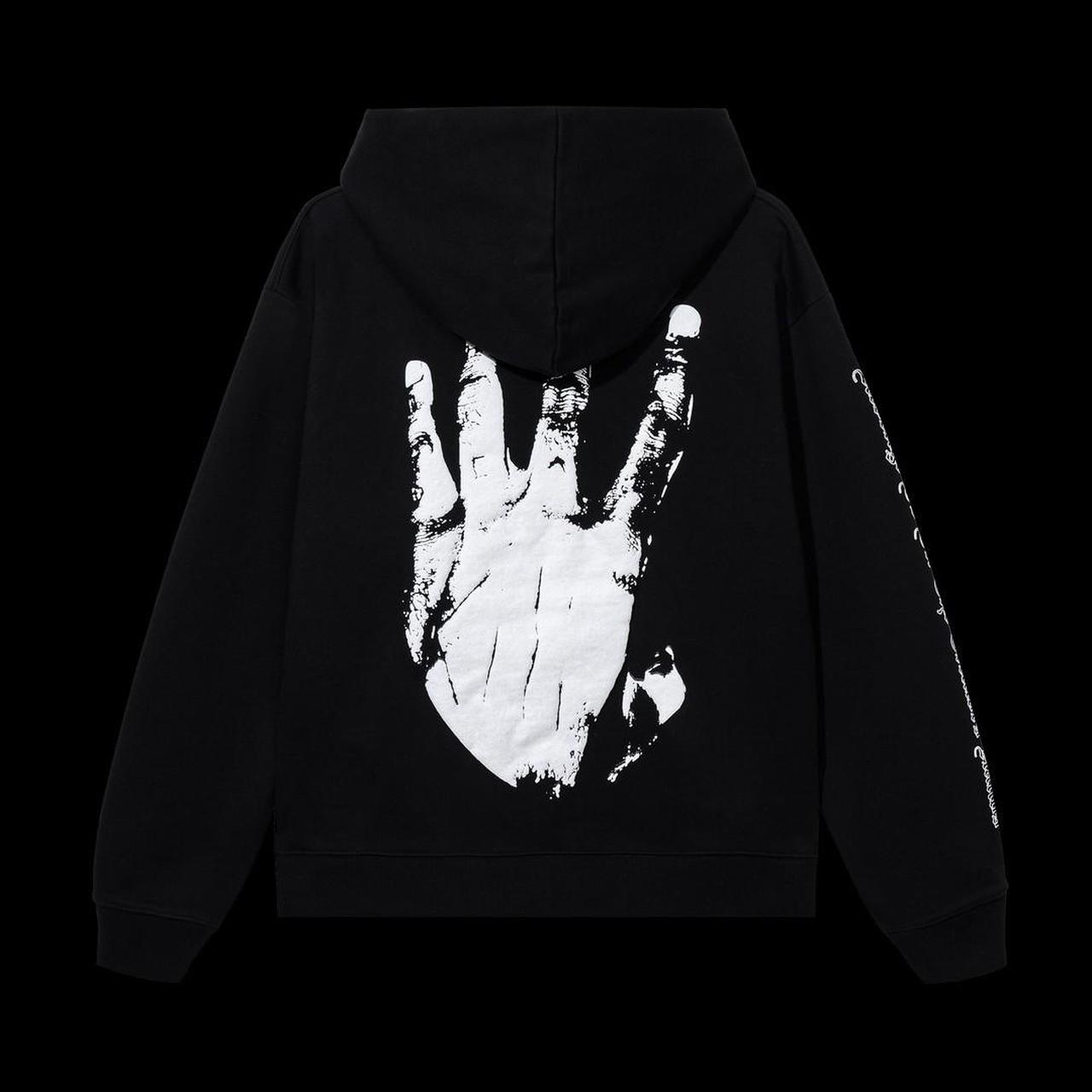 Black and white revenge hoodie hotsell