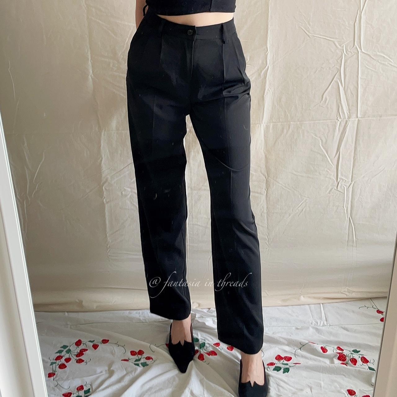 Women's Black Trousers | Depop