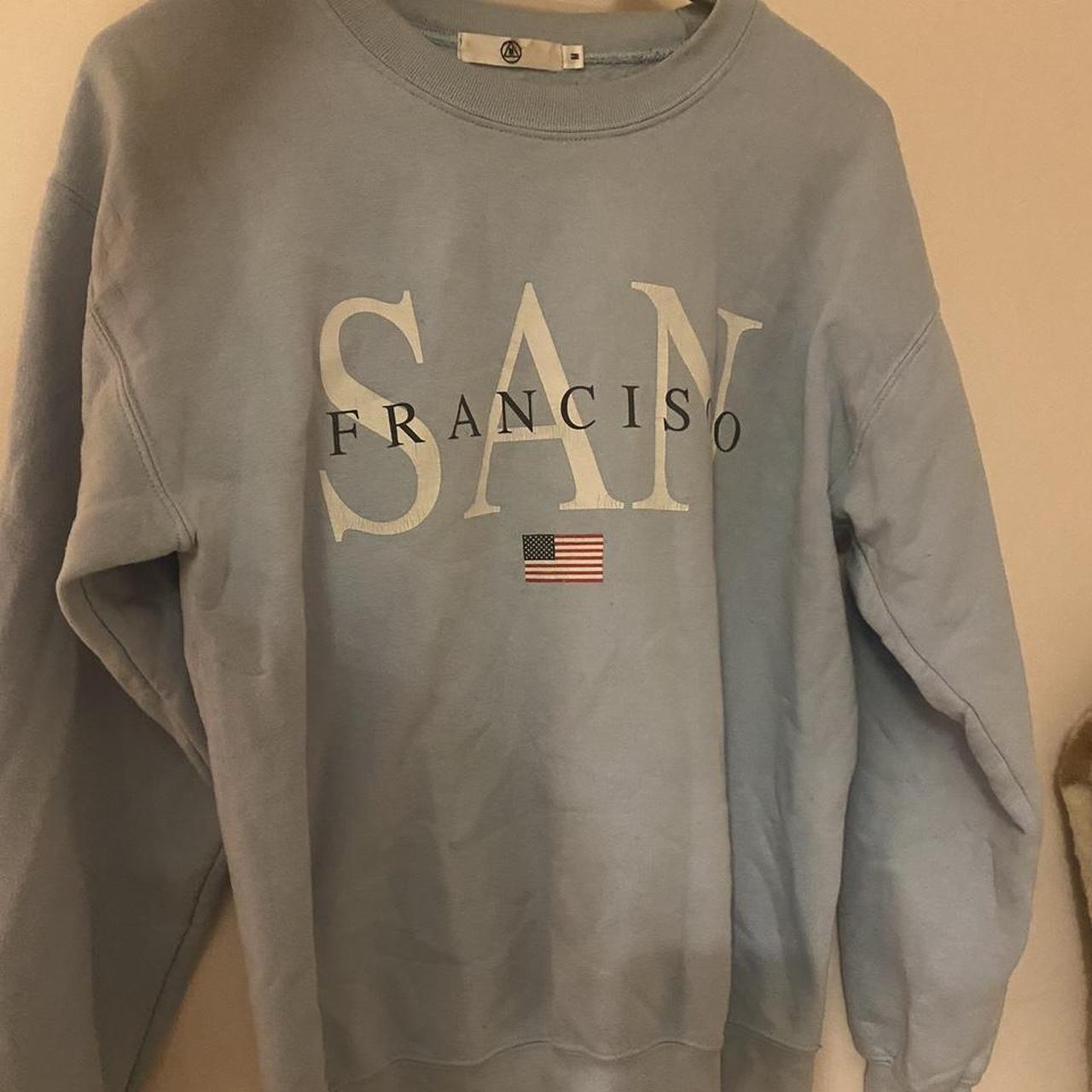 Light blue jumper. good condition! Imperfections in... Depop