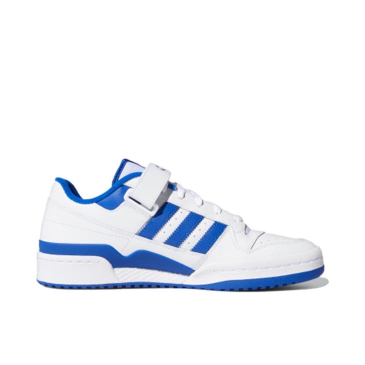 Brand New adidas Forum Low White Royal Blue SKU:... - Depop