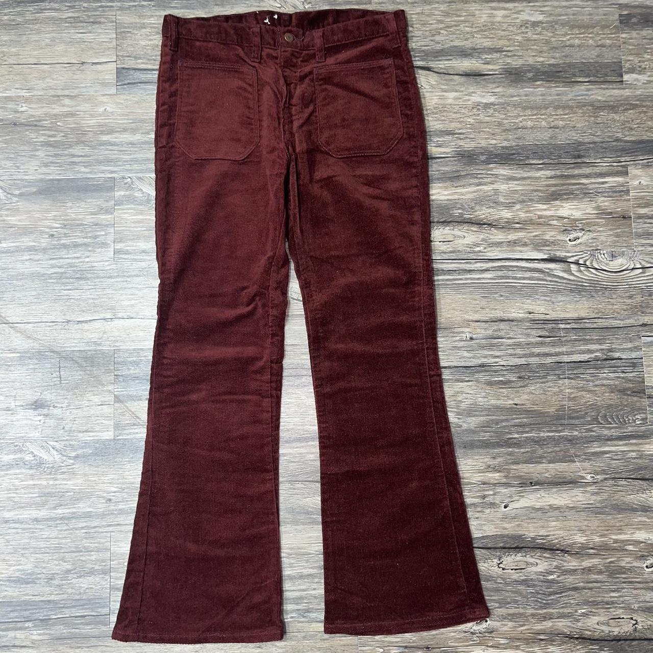 Deadstock Webster Burgandy Corduroy Pants Amazing... - Depop