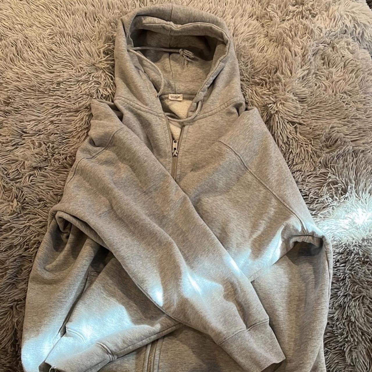 Brandy Melville Oversized Zip Up ️‍🔥BRAND NEW... - Depop