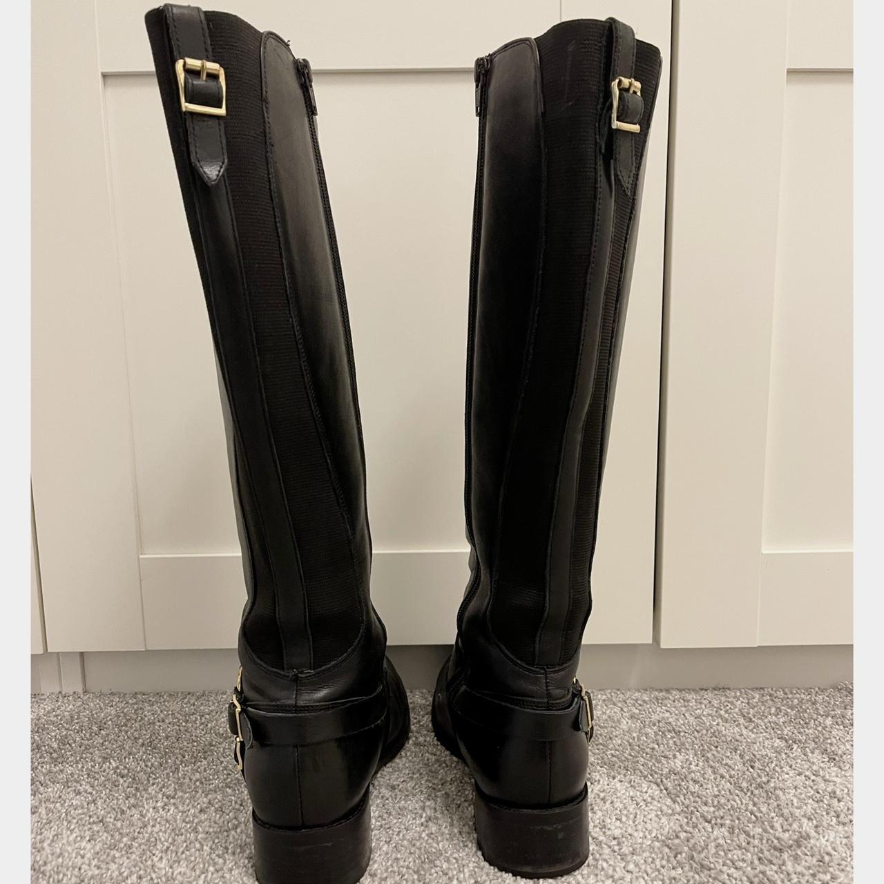 Carvela Kurt Geiger Black Petra Boots Knee High. Depop