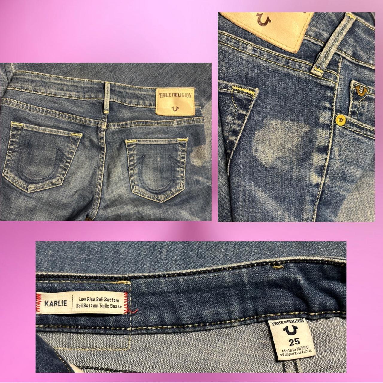 TRUE RELIGION KARLIE JEANS, Low rise bell bottom