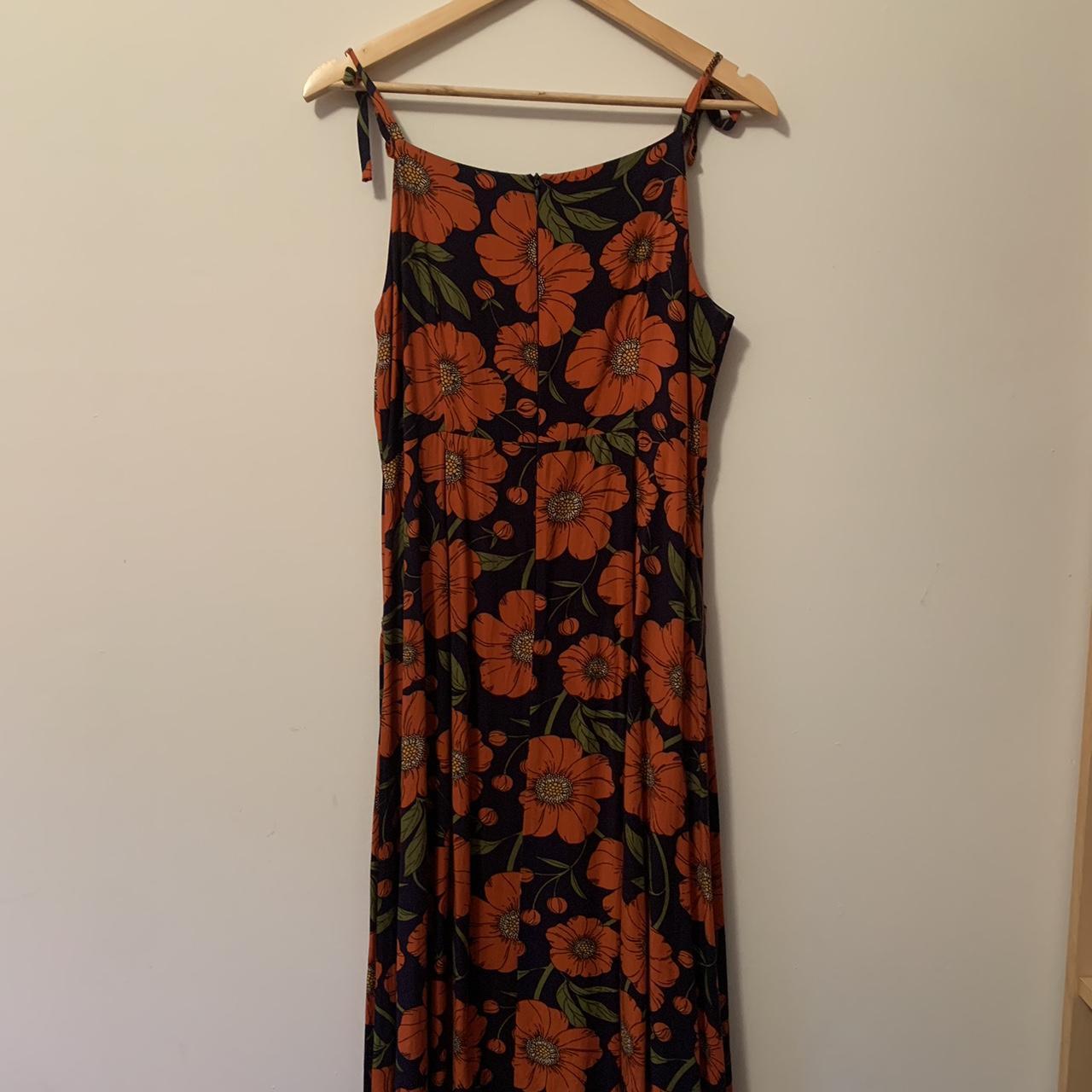 Princess Highway floral midi sundress Size AU 12,... - Depop