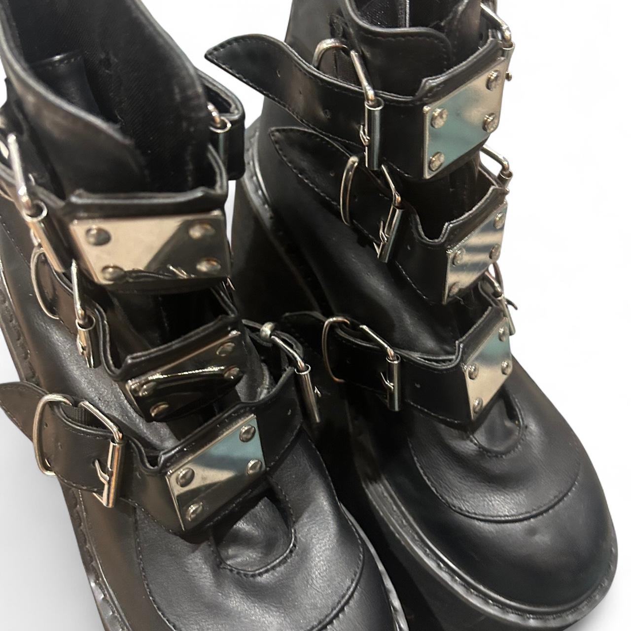 Demonia Women's Platform Boots - Black - US 8 – D… - image 2