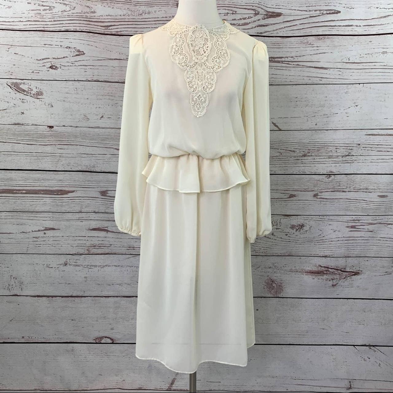 Elegant Italian Cream Color Wedding Dress Vintage Wedding Dress With  4-layer Skirt - Etsy