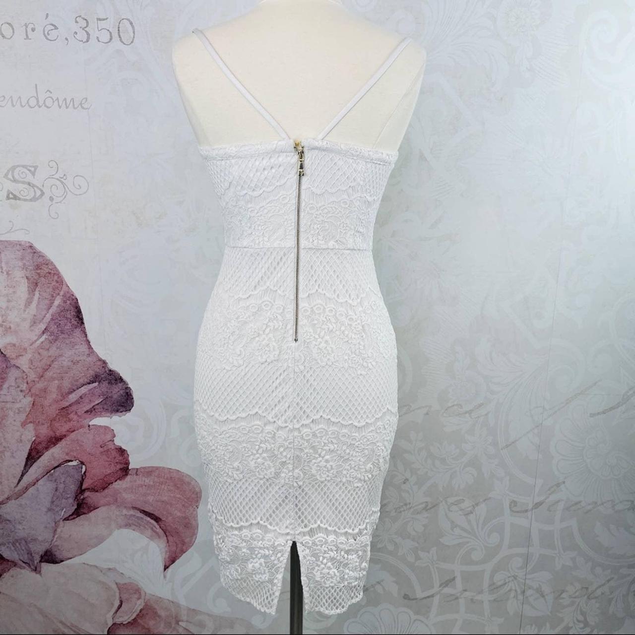 Guess white best sale bodycon dress