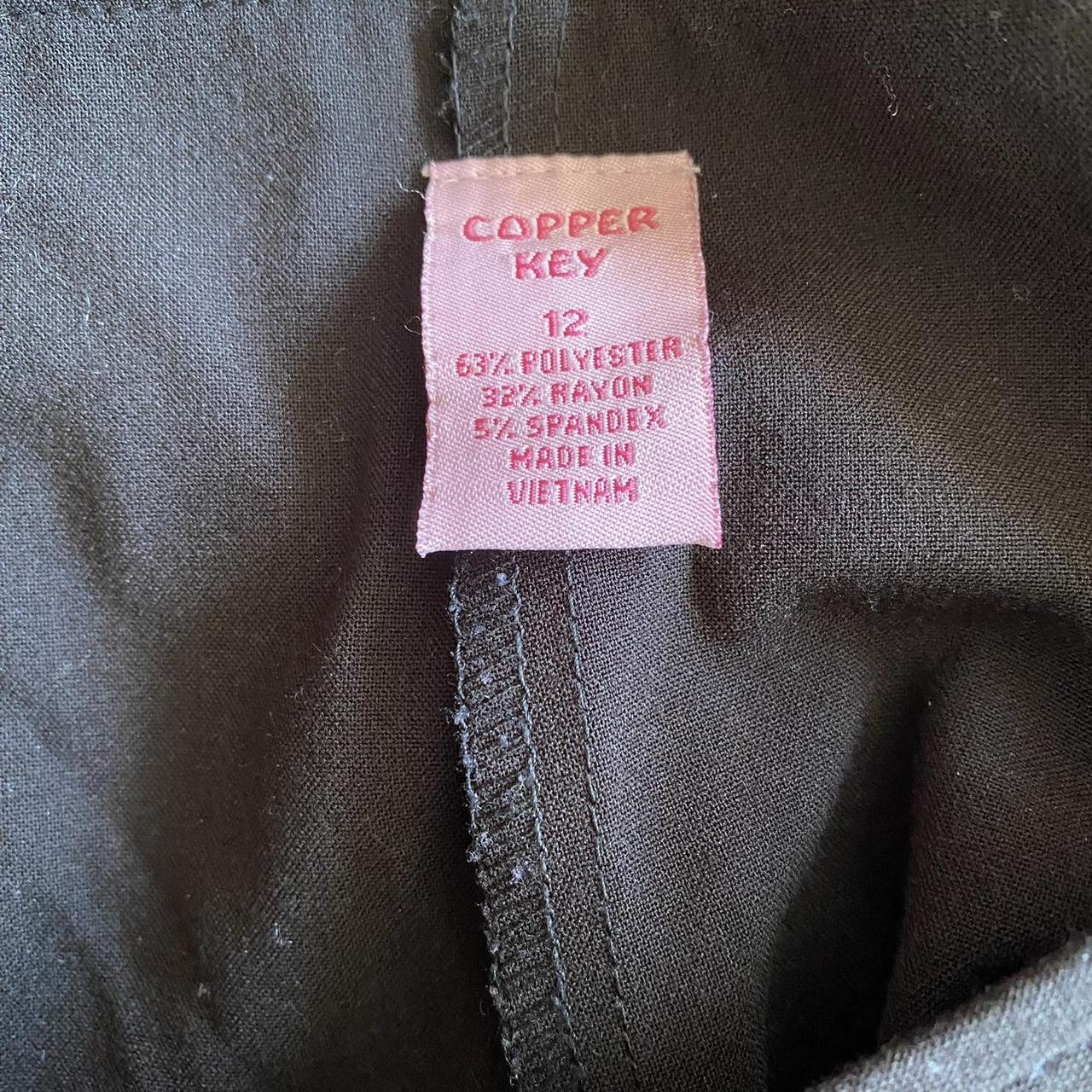 Copper Key Women's Black Skirt Depop