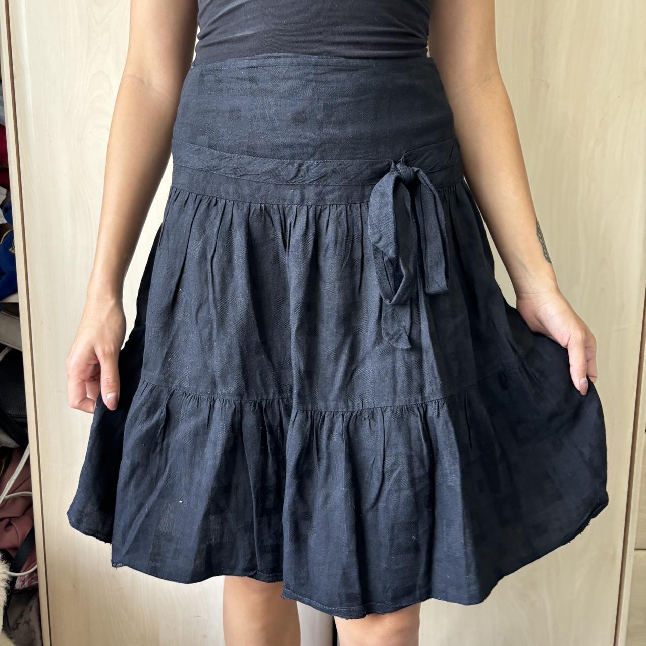 Black midi rara skirt hotsell