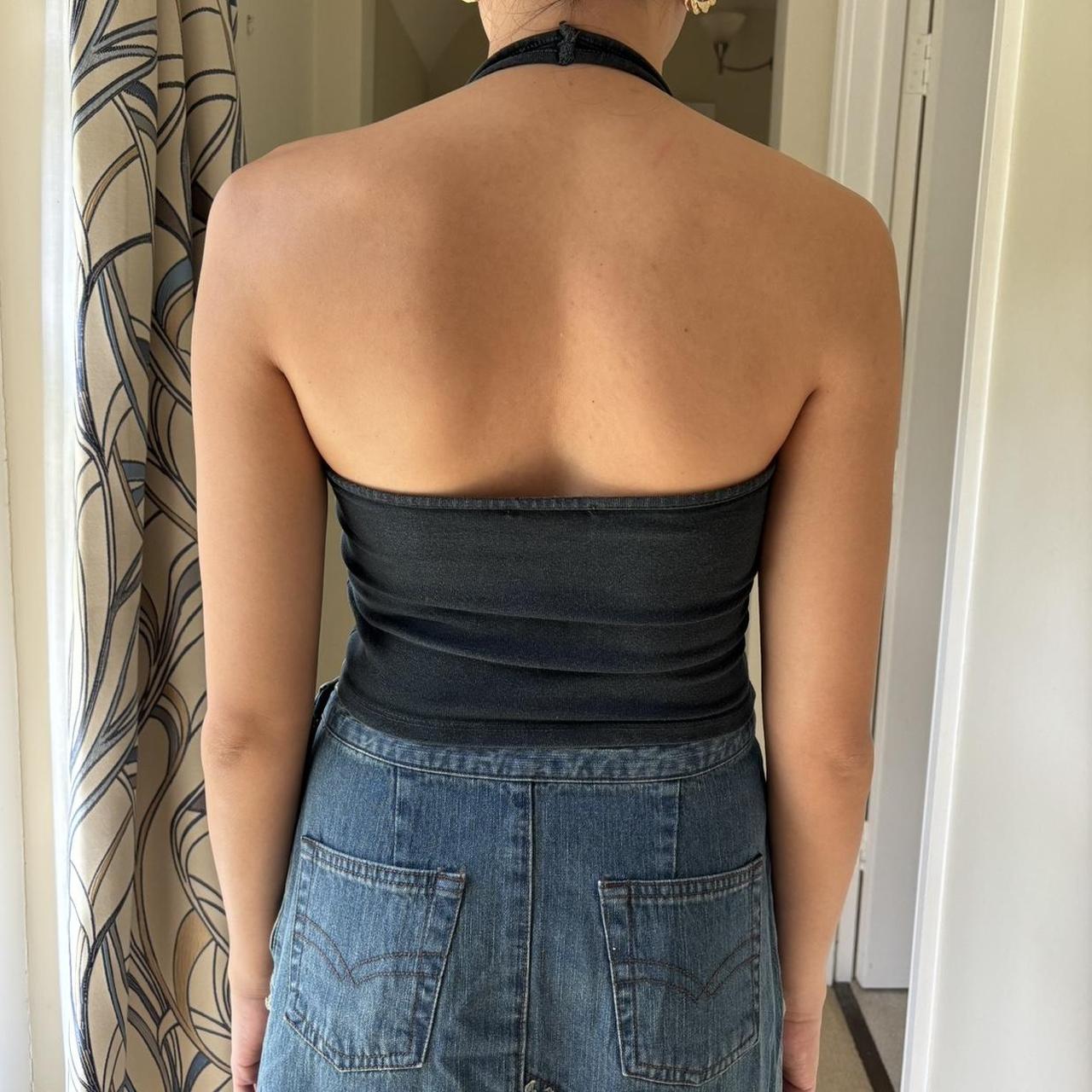 Brandy Melville halter neck crop top in