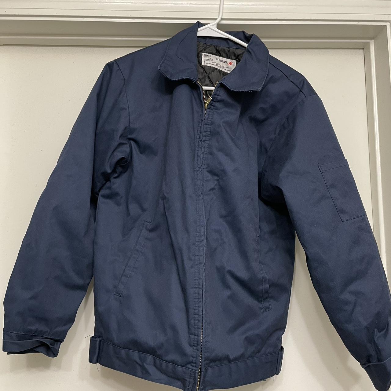 Men's Navy and Blue Jacket | Depop