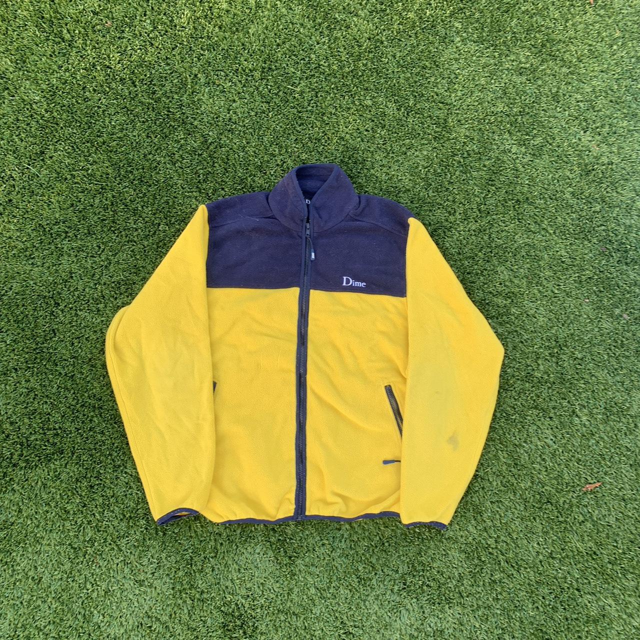 Yellow Dime fleece. Only stain is the one shown in...